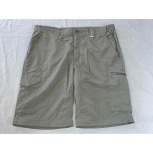 Columbia Omni-Shade Stretch Convertilbe Cargo Pant SHORTS ONLY. 34, MINT!!